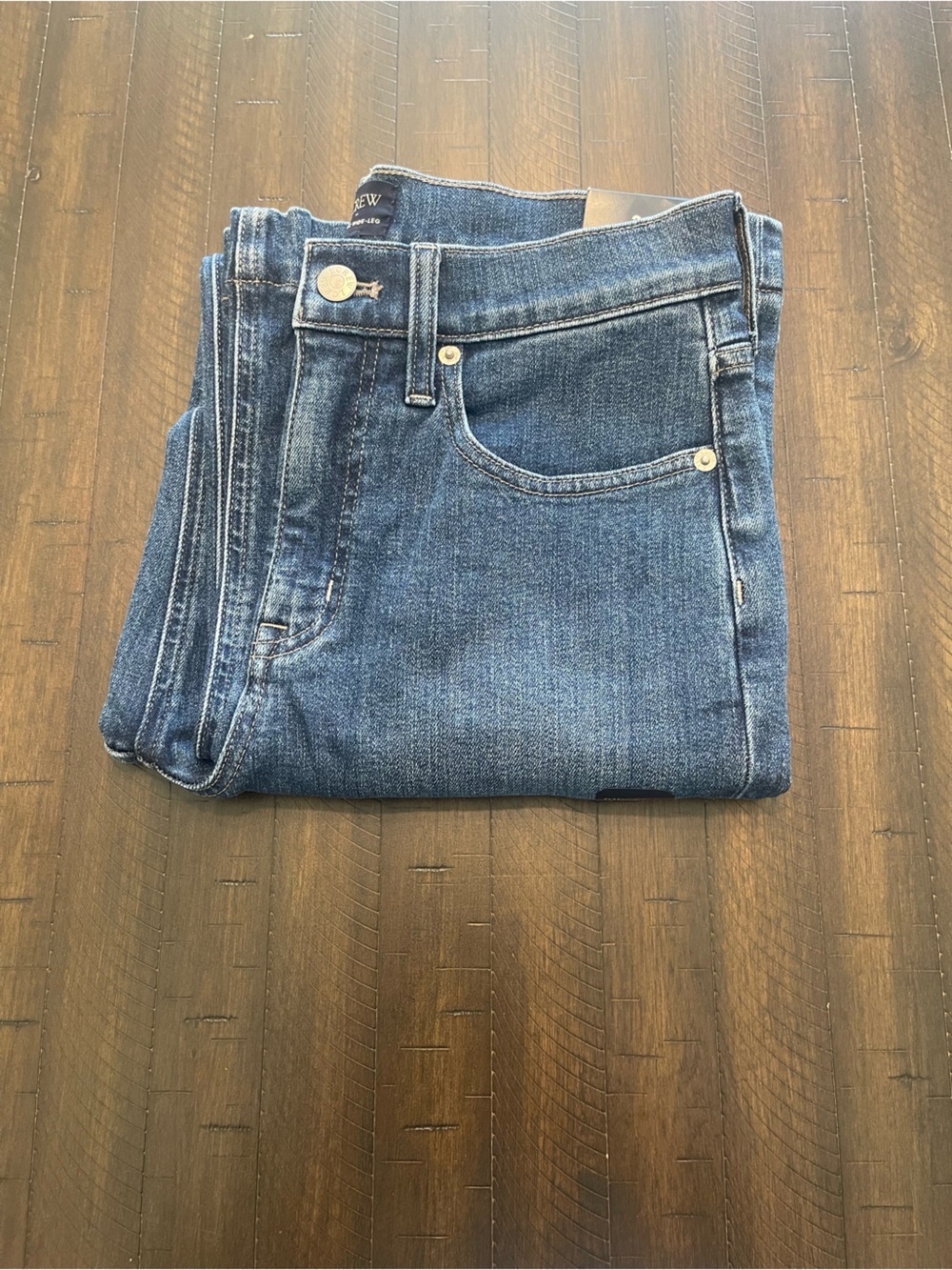 J. Crew NWT Women Classic Blue Wide-Leg Jeans sz26 CO136 - Picture 11 of 11